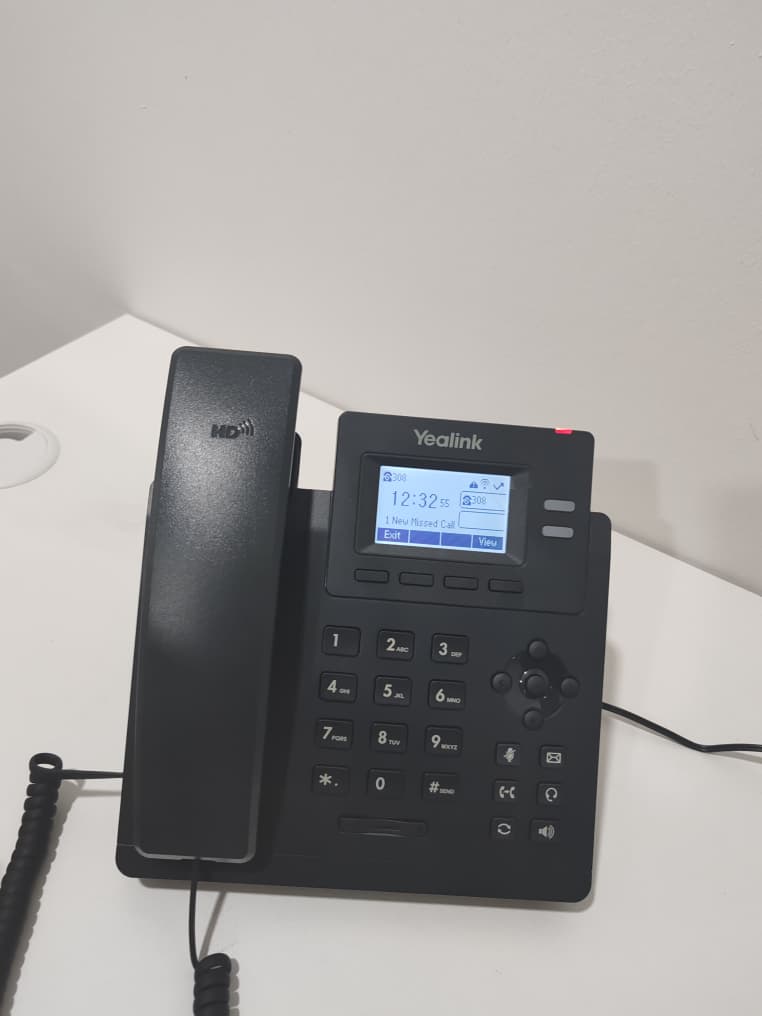 Cloud PBX customer setup with office IP phones