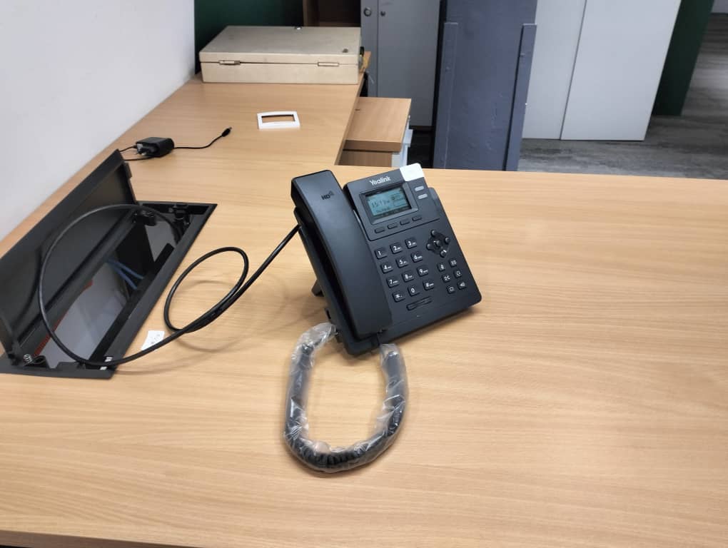 Cloud PBX customer setup with office IP phones