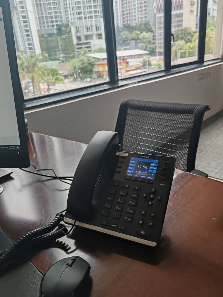 Cloud PBX customer setup with office IP phones