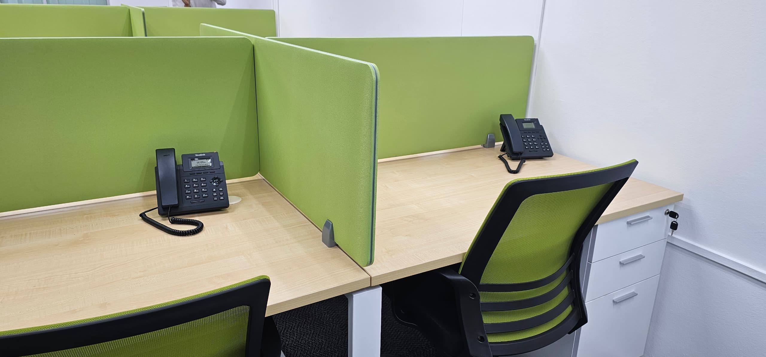 Cloud PBX customer setup with office IP phones