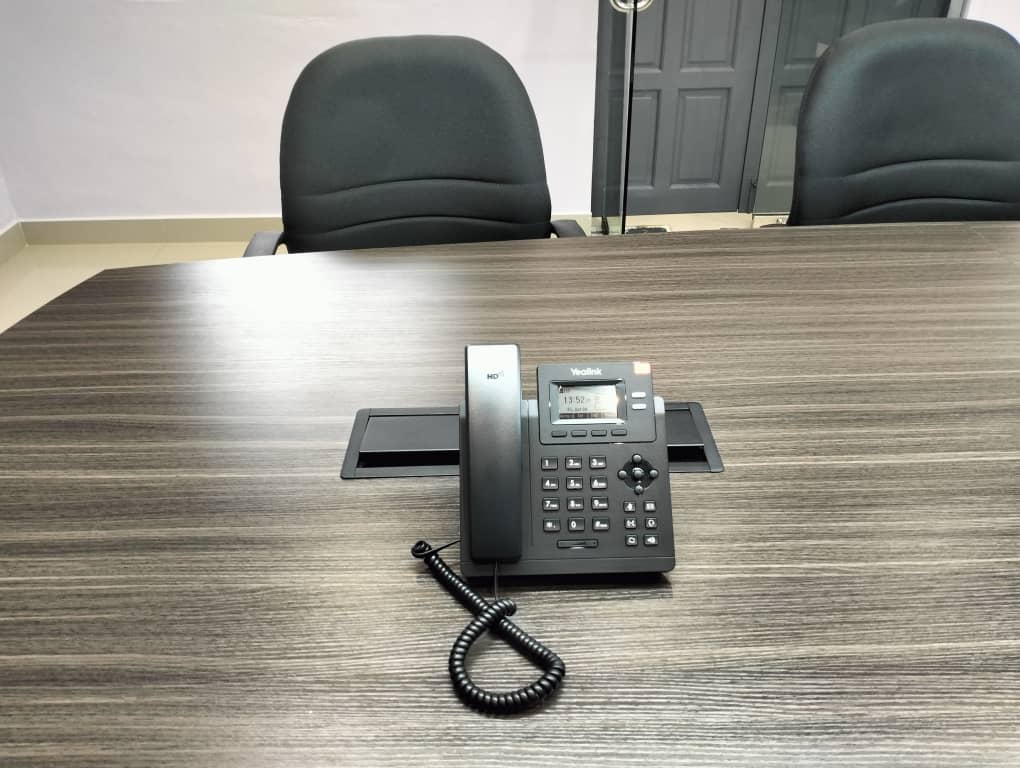 Cloud PBX customer setup with office IP phones
