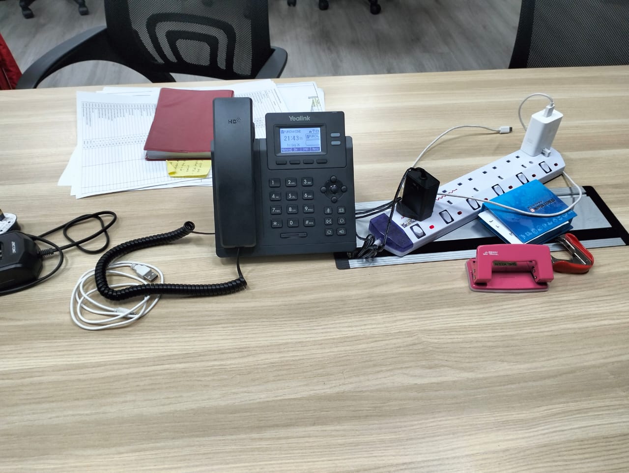 Cloud PBX customer setup with office IP phones