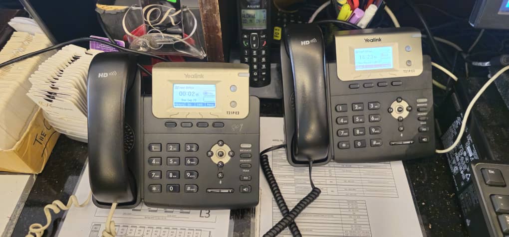 Cloud PBX customer setup with office IP phones