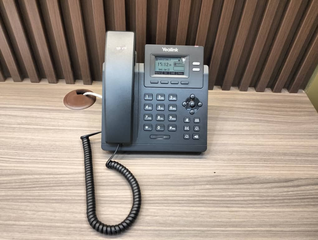 Cloud PBX customer setup with office IP phones