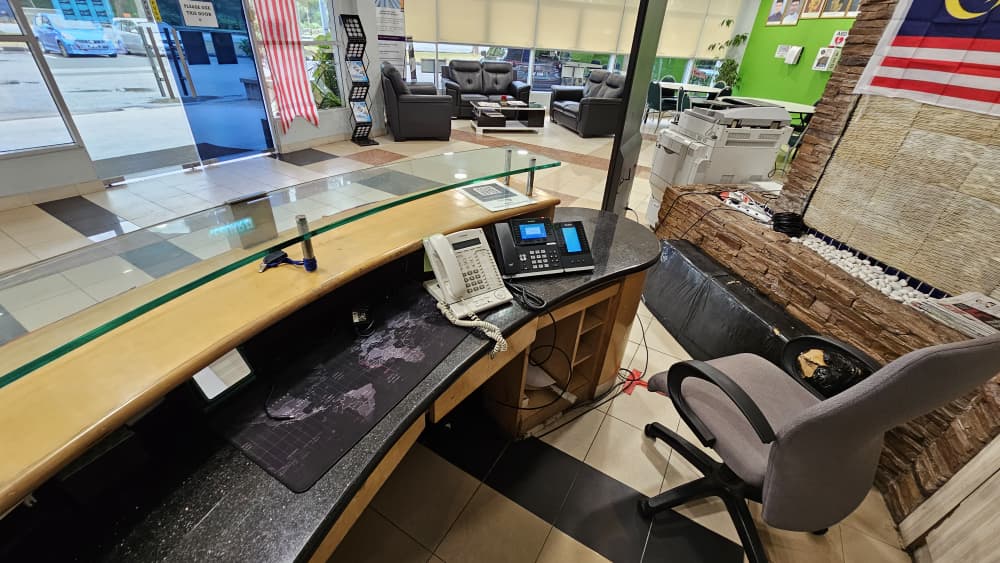Cloud PBX customer setup with office IP phones
