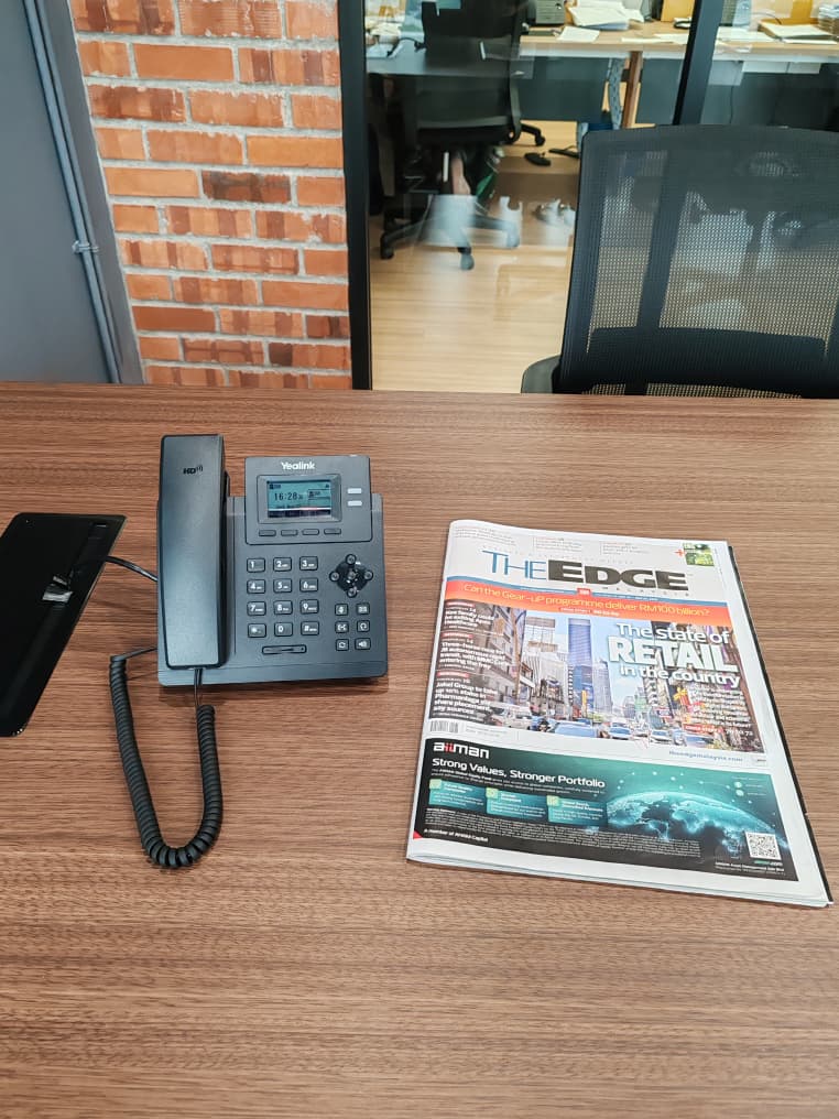 Cloud PBX customer setup with office IP phones