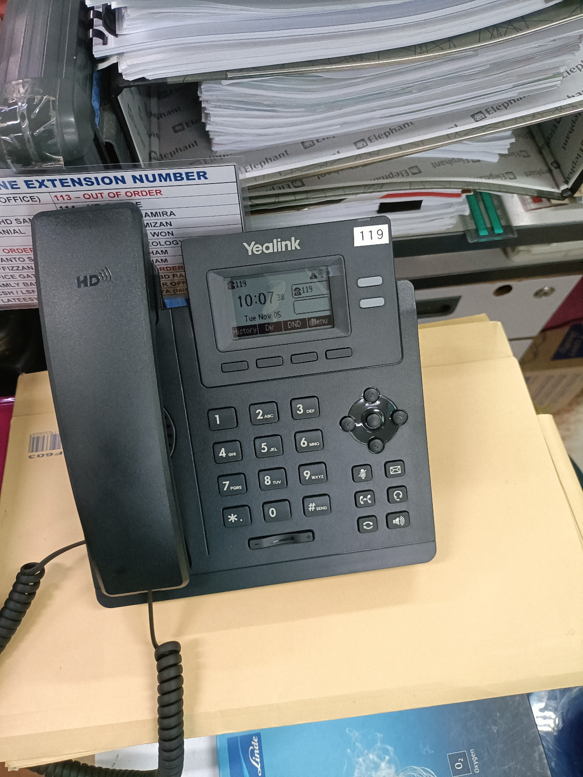 Cloud PBX customer setup with office IP phones