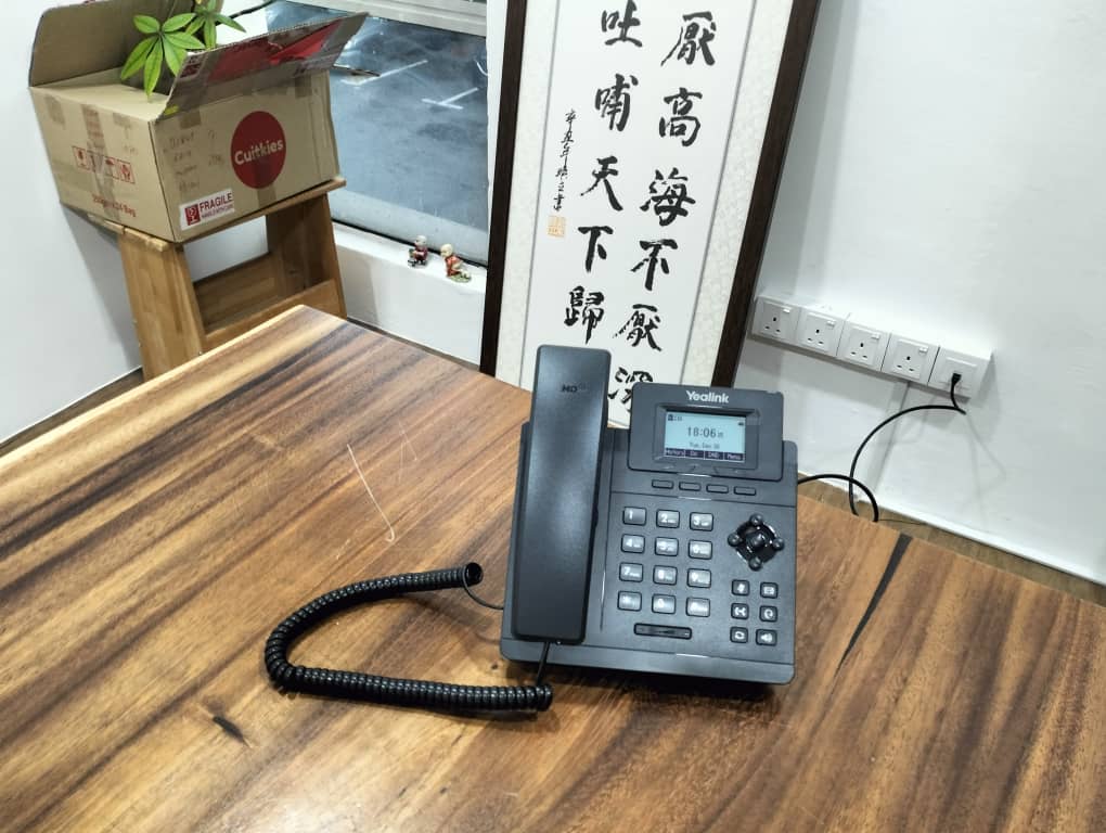 Cloud PBX customer setup with office IP phones