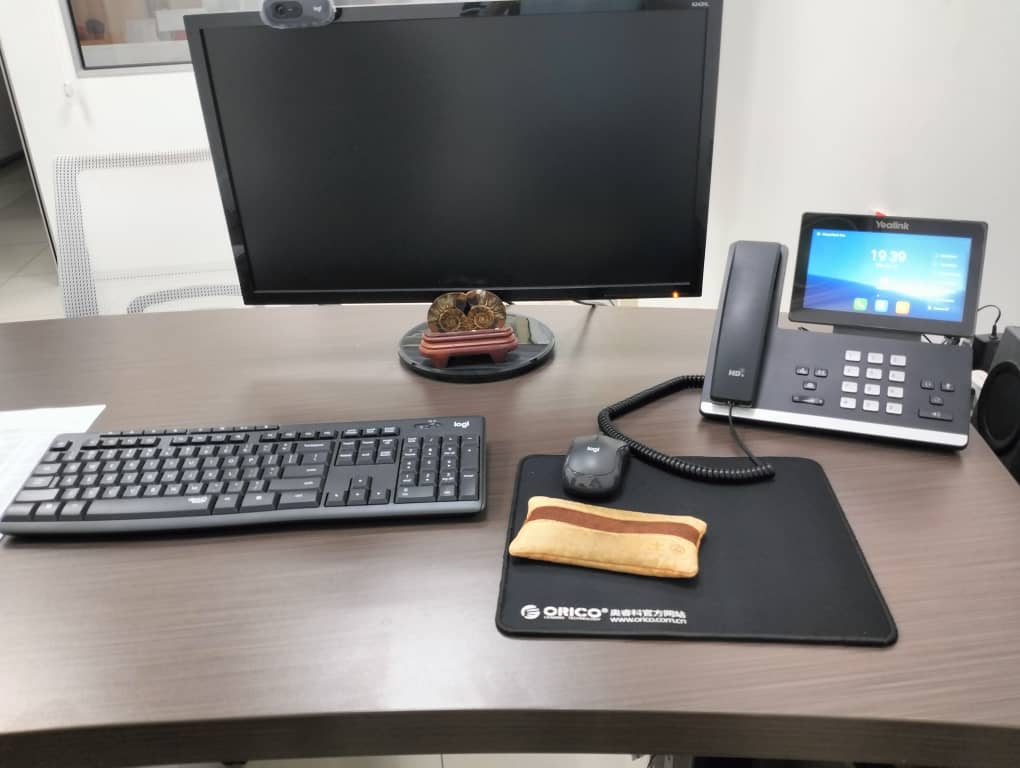 Cloud PBX customer setup with office IP phones