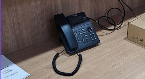 Cloud PBX customer setup with office IP phones