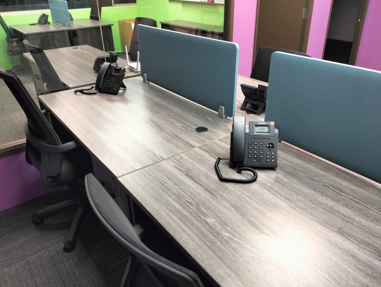Cloud PBX customer setup with office IP phones