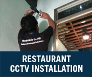 restaurant cctv installation setapak
