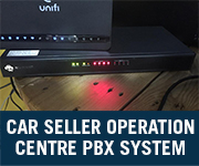 car seller operation centre voip pbx system