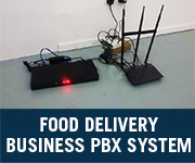 food delivery business voip pbx system