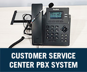 customer service center voip pbx system